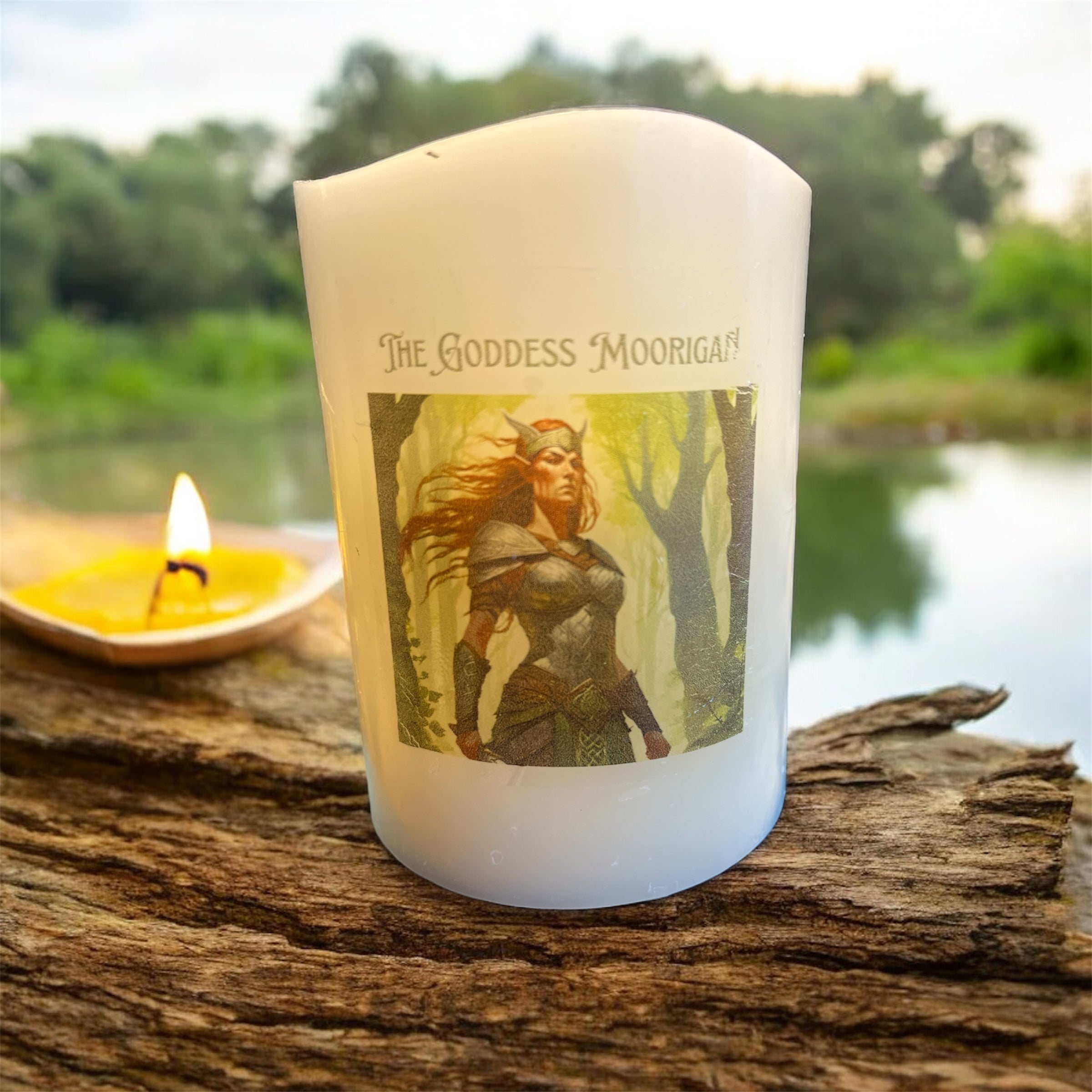 Goddess Flameless Pillar Candles