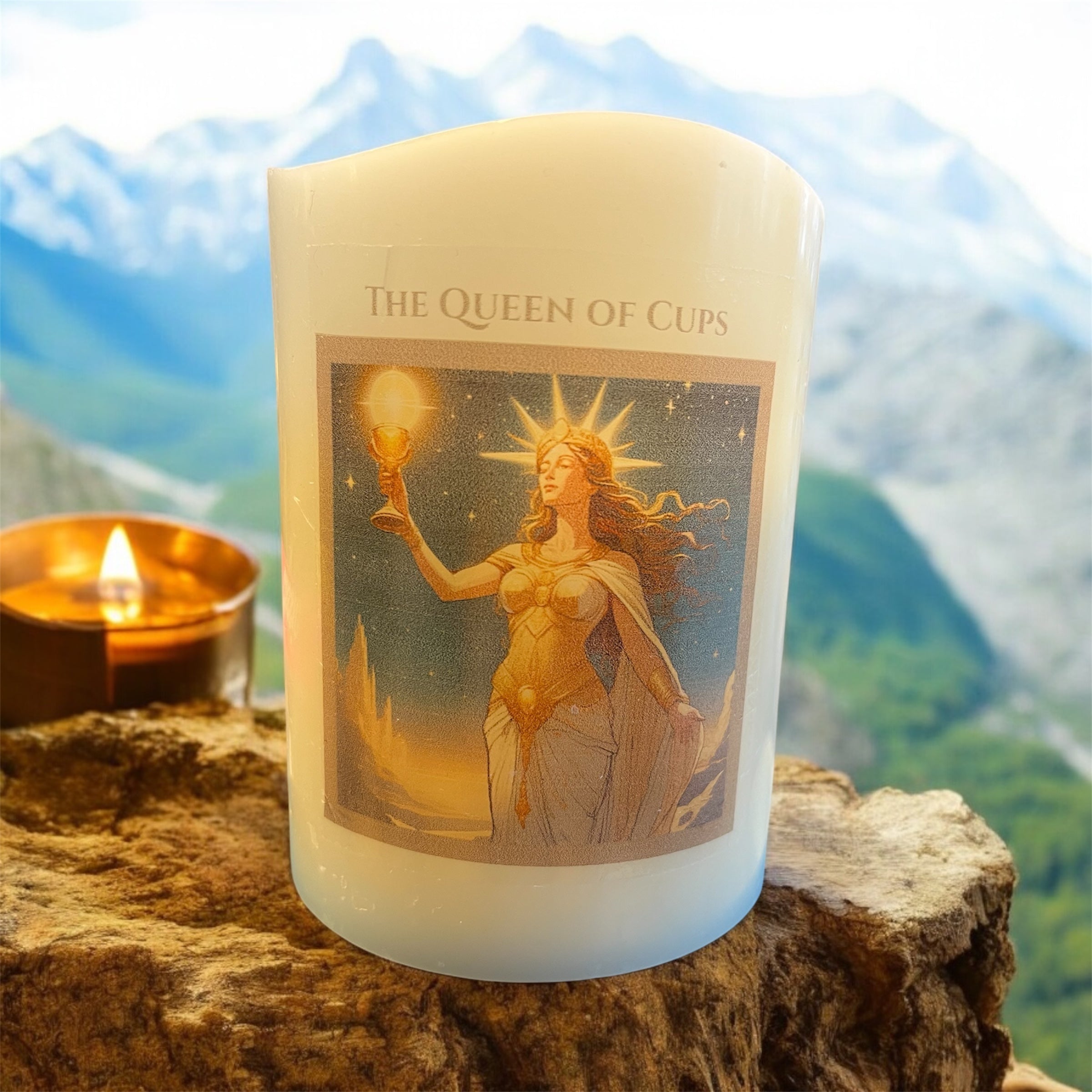 Goddess Flameless Pillar Candles