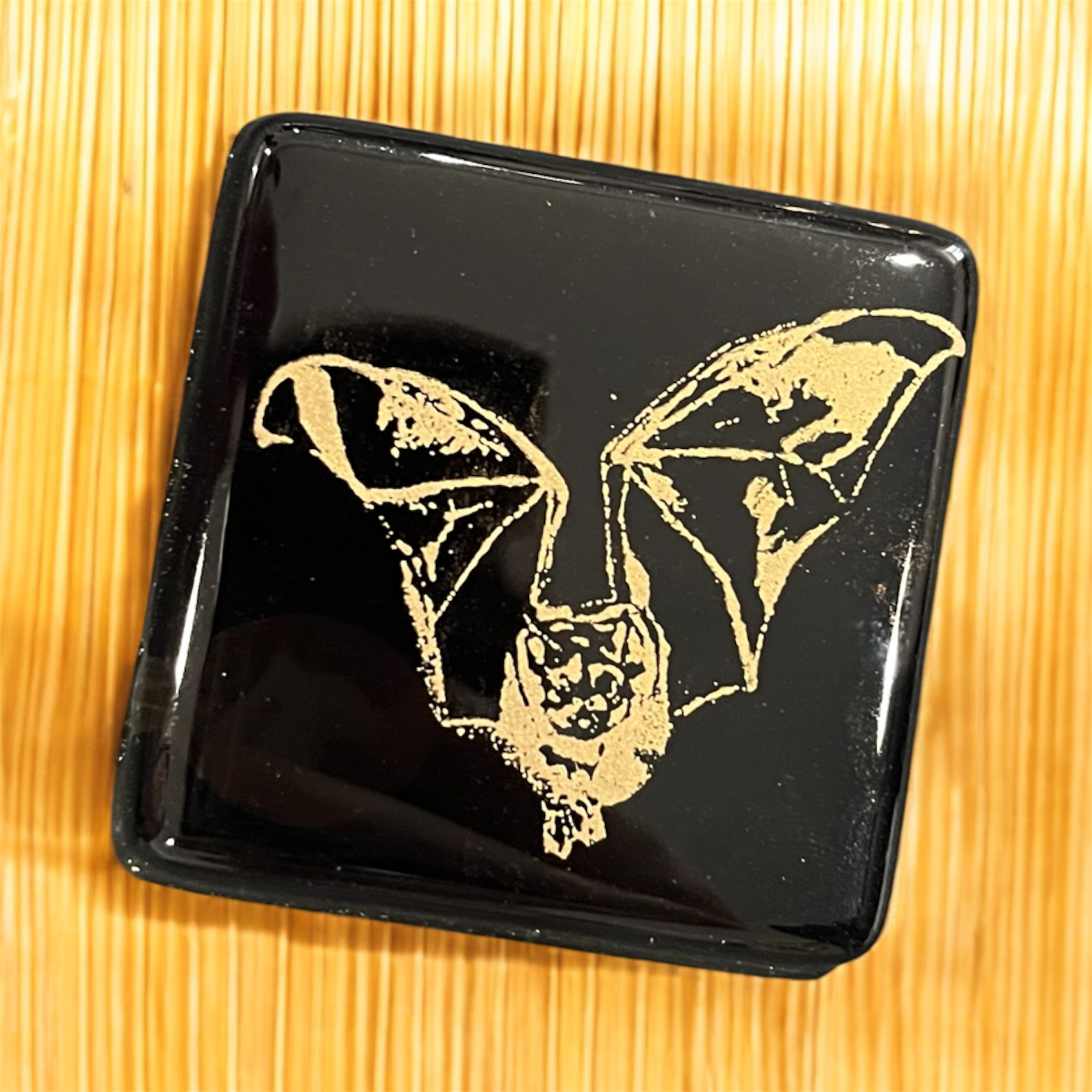 Glass Magnet - Bat