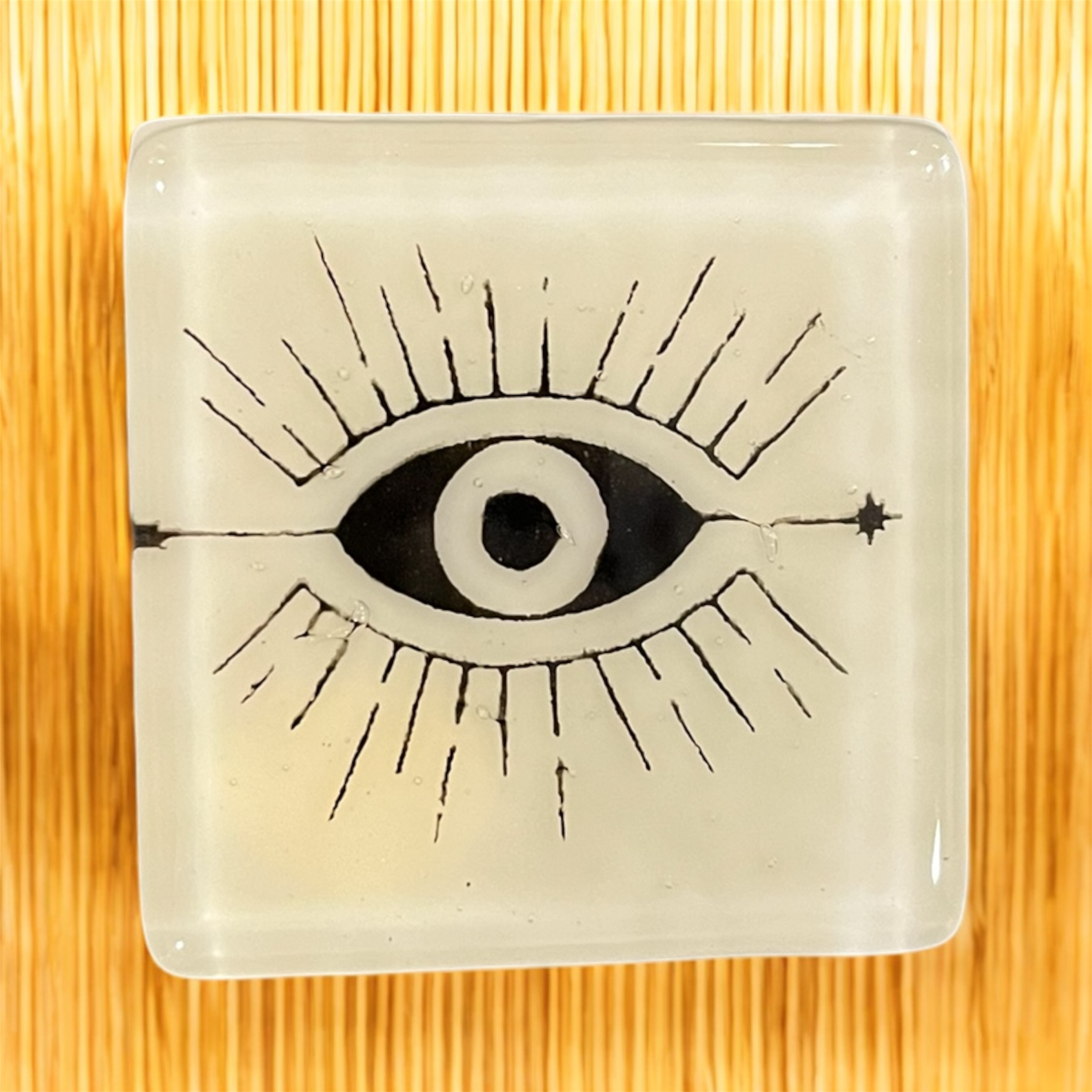 Glass Magnet - Evil Eye