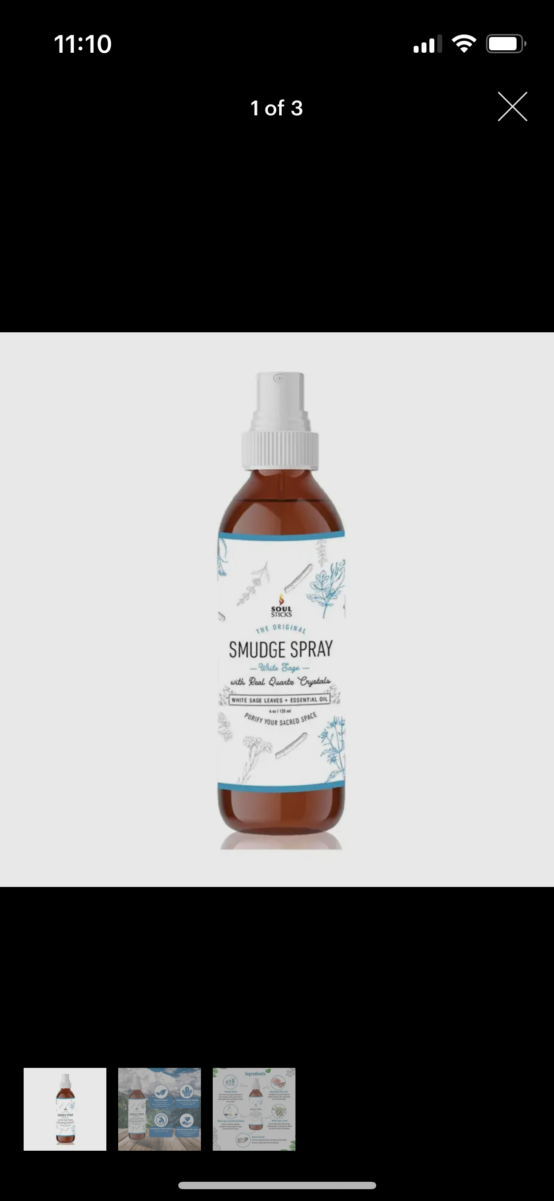 White Sage Smudge Spray