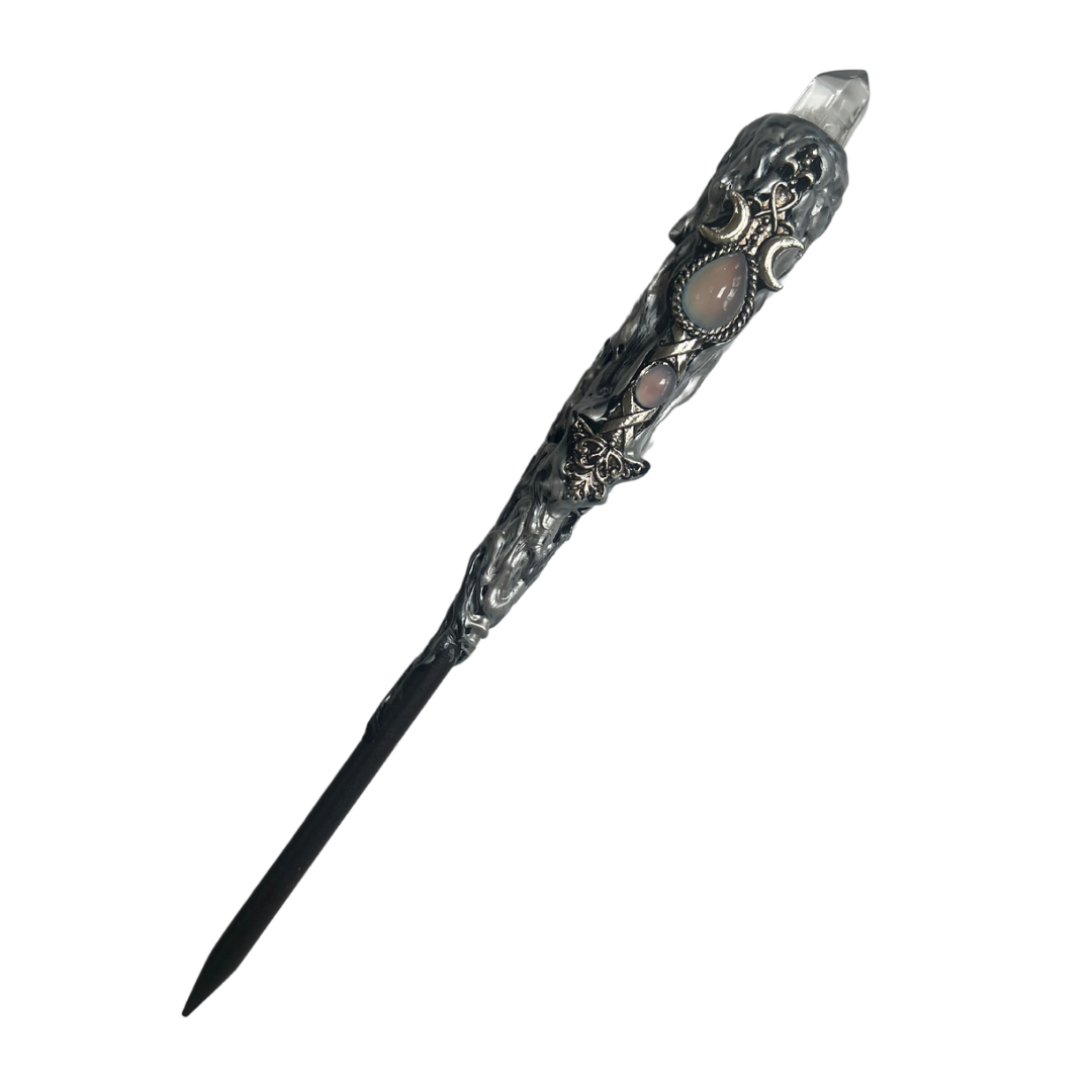 crystal wand with moons