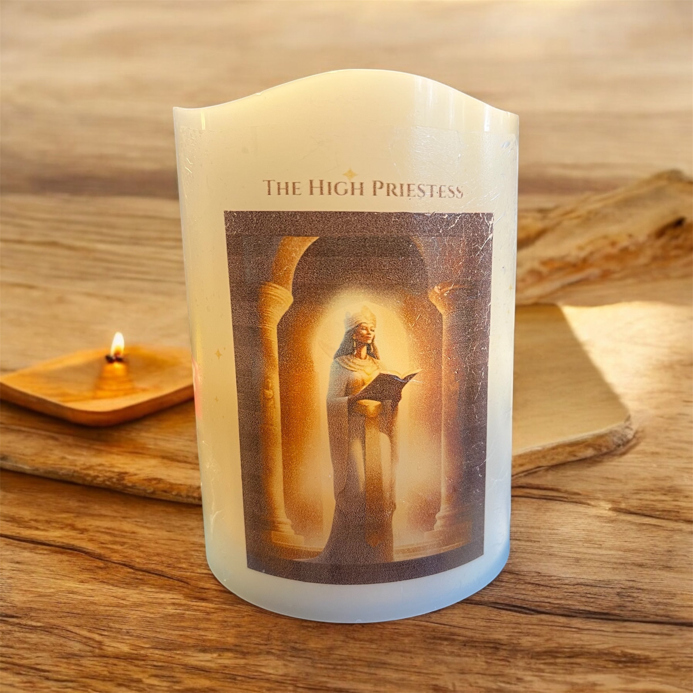 Goddess Flameless Pillar Candles