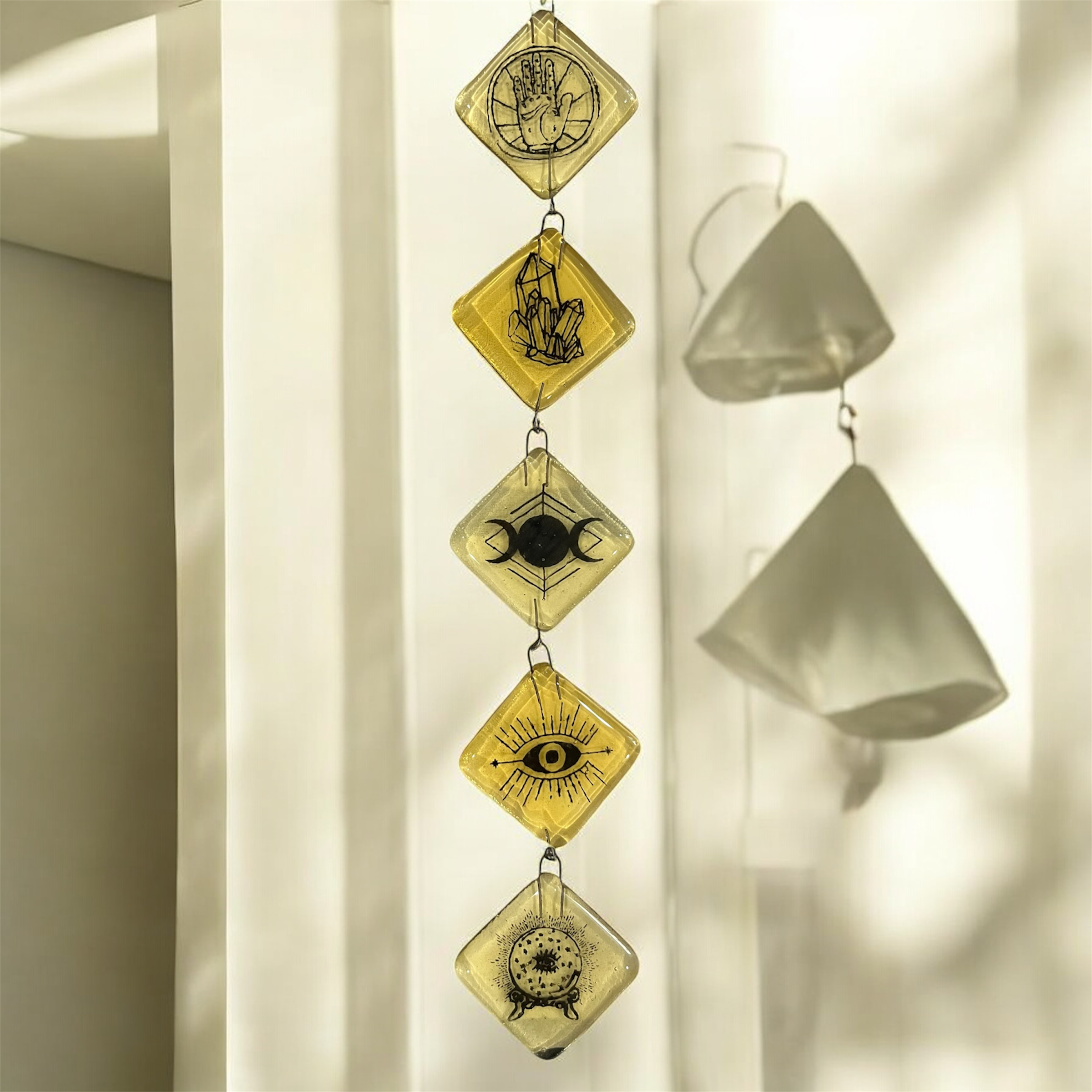 Glass Sun Catcher 5 pc- Witchy