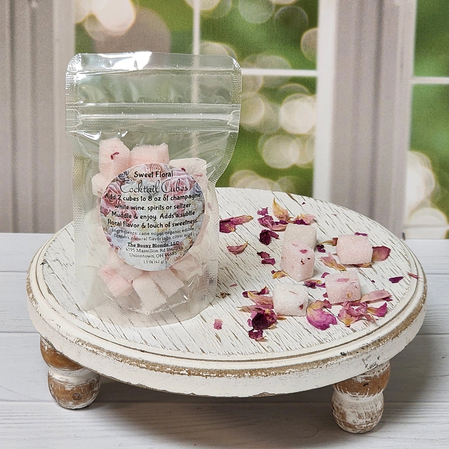 Sweet Floral Infused Sugar Drops