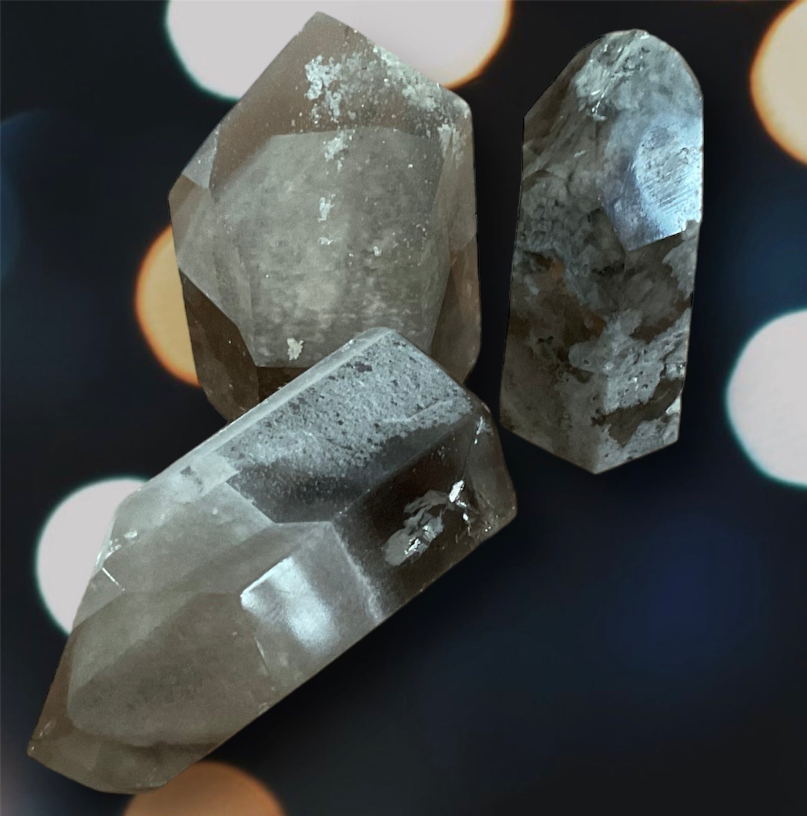 Smoky Iodolite Points