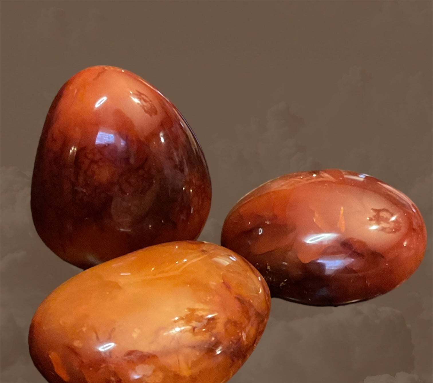 Carnelian Palm Stone (large)