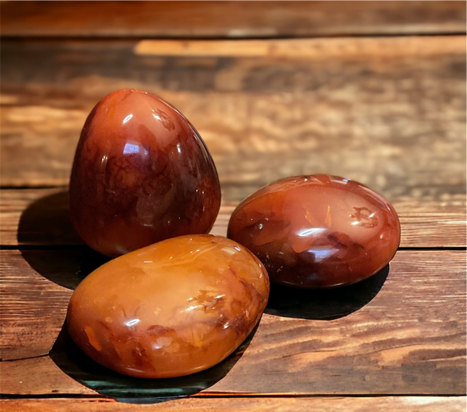Carnelian Palm Stone (medium)