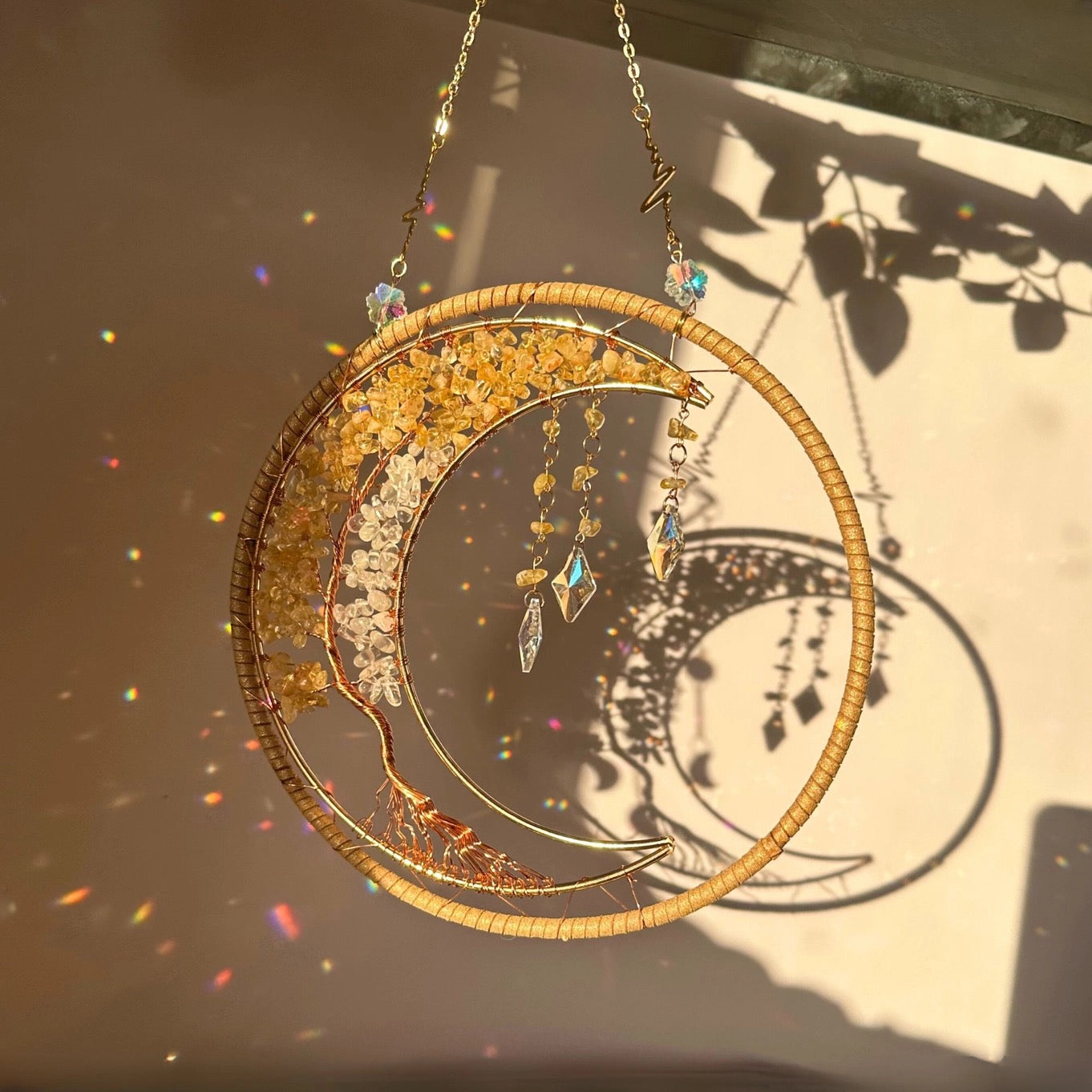 Citrine Tree of Wealth Suncatcher