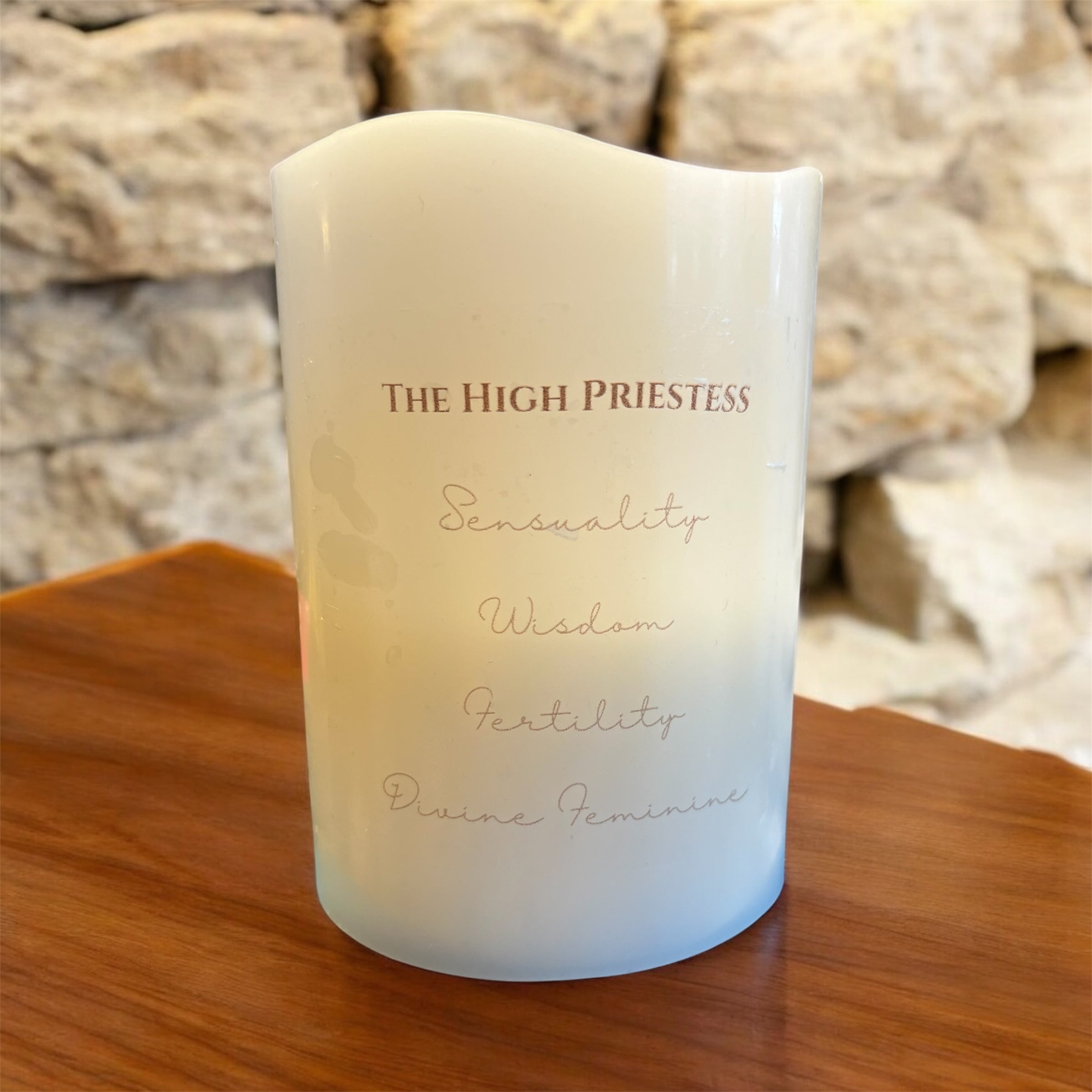 Goddess Flameless Pillar Candles