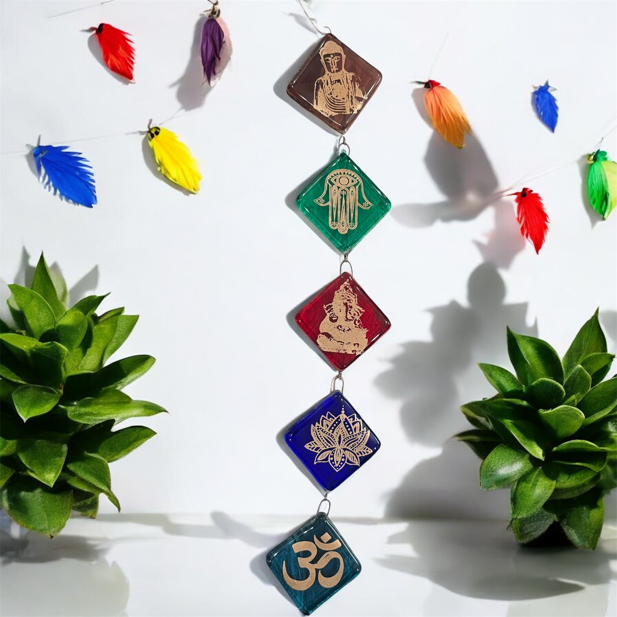 Glass Sun Catcher - Good Karma