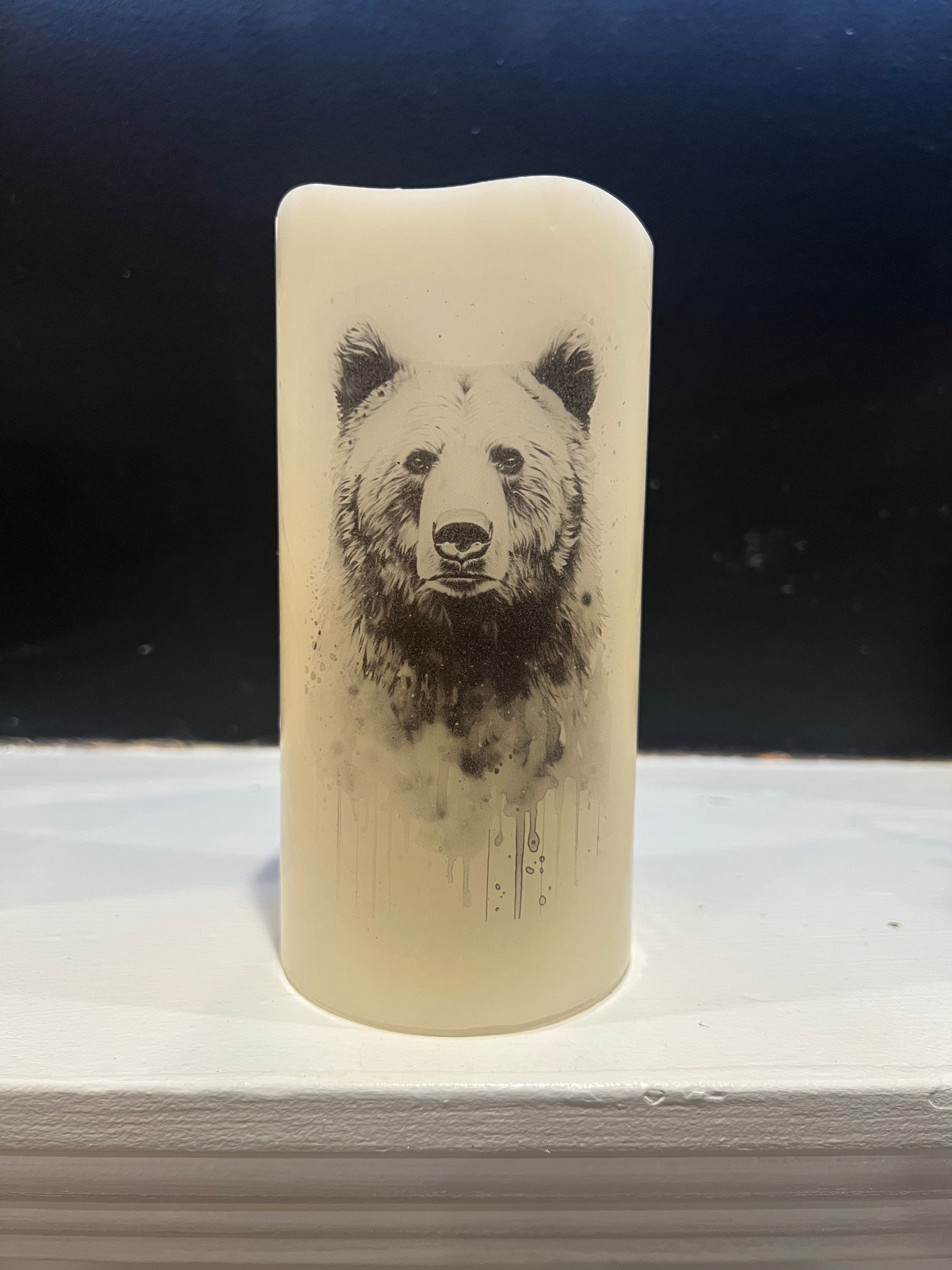 Bear Spirit Animal Electric Candle 6