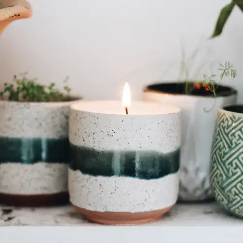 Edith Growing Candle- Mint & Eucalyptus by Hyggelight Candle