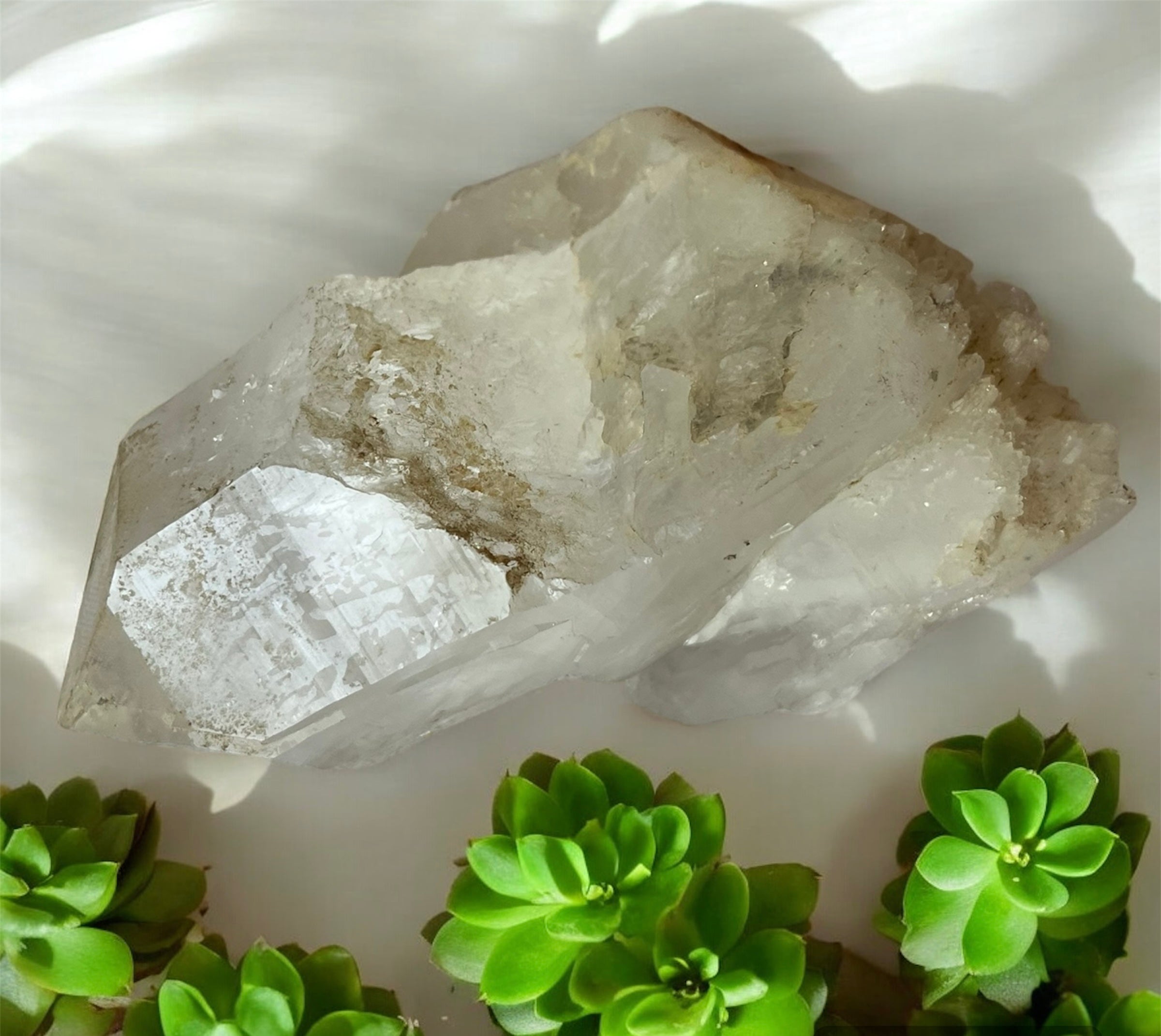 Raw Lemurian Quartz Statue 1lb 5oz