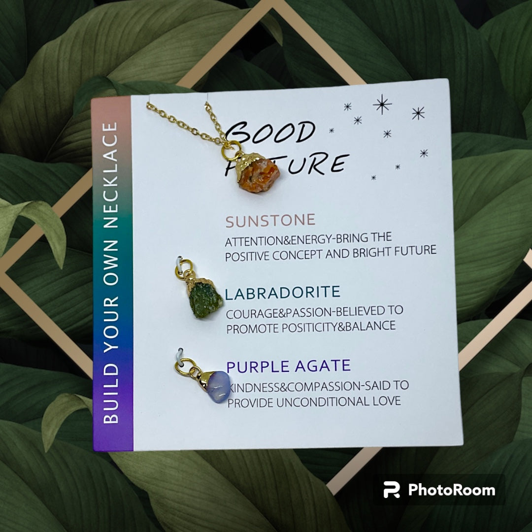 “Good Future” Gold Necklace Bundle