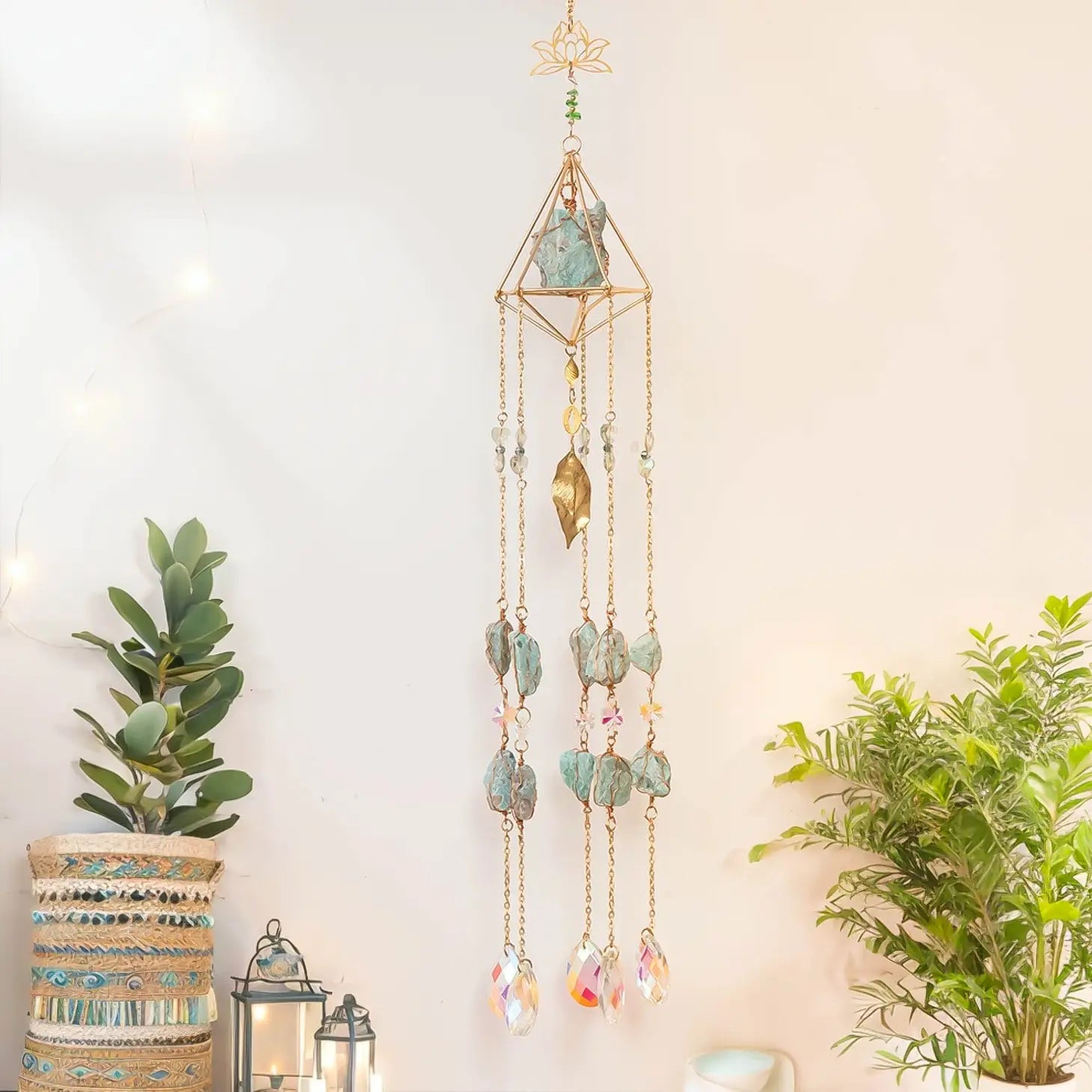 Amazonite Bloomscape Suncatcher