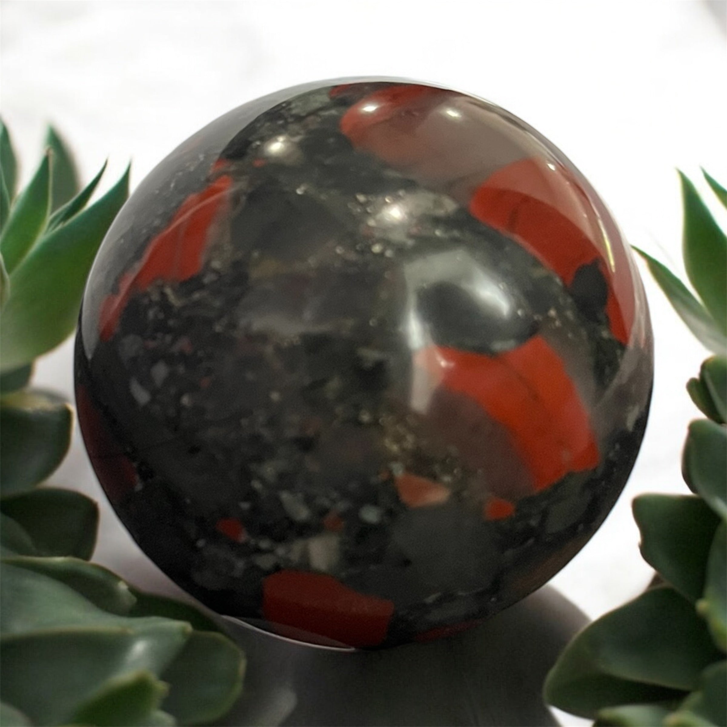 Bloodstone Sphere (large)