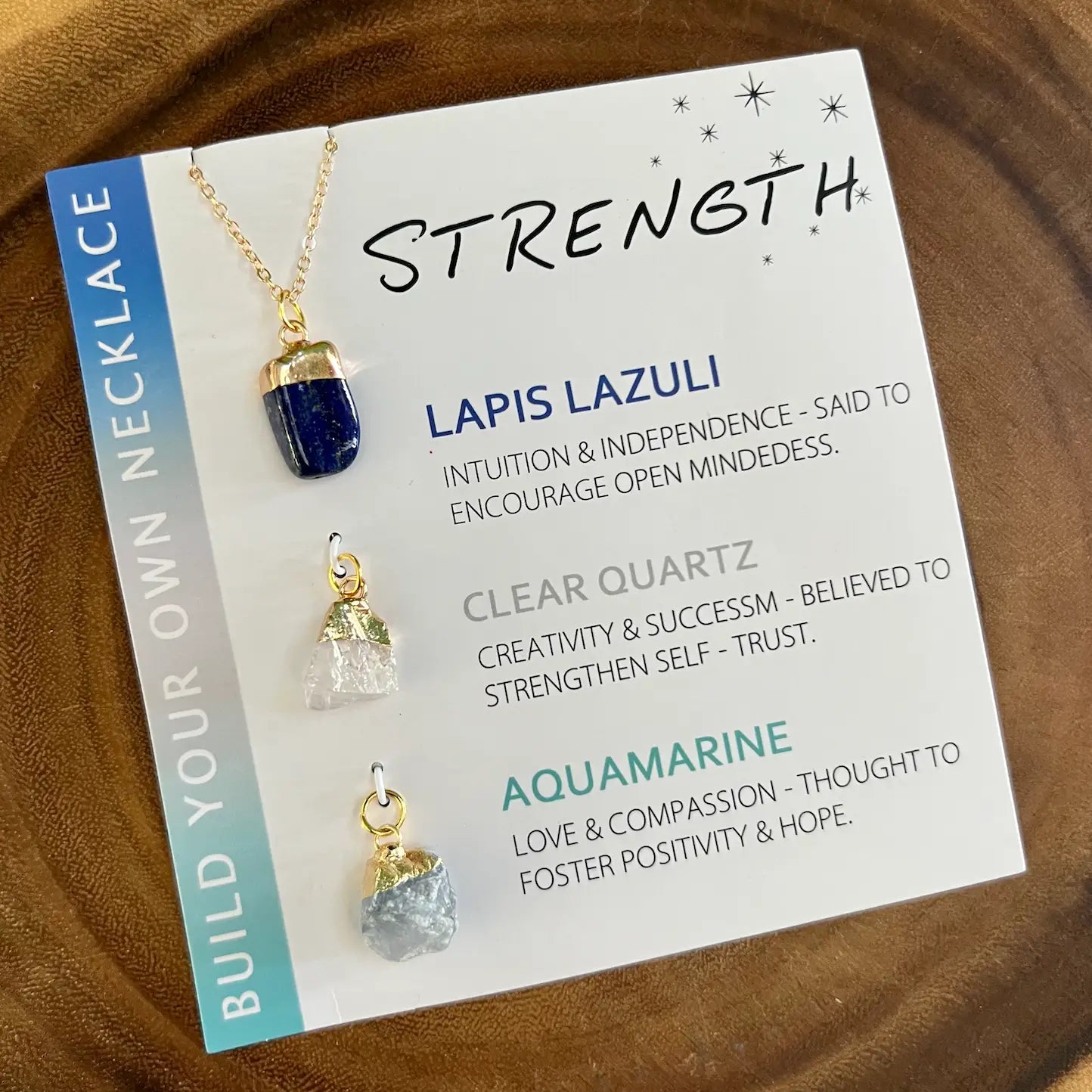 “Strength” Gold Necklace Bundle