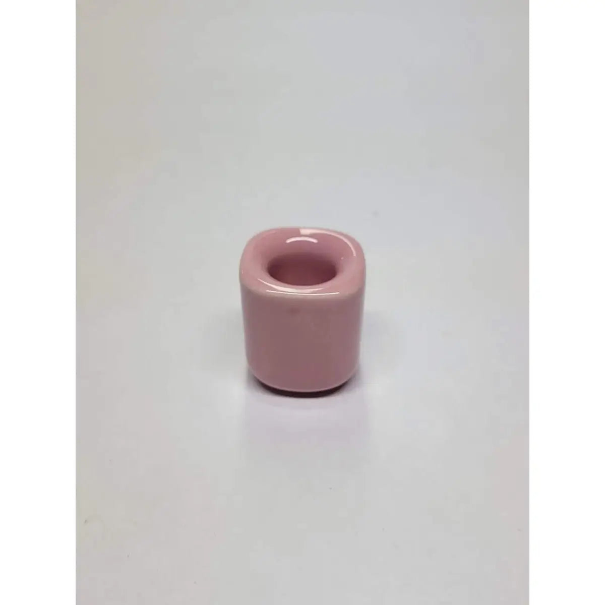 Pink Candle Holder Ceramic Chime Candle Holder Handmade