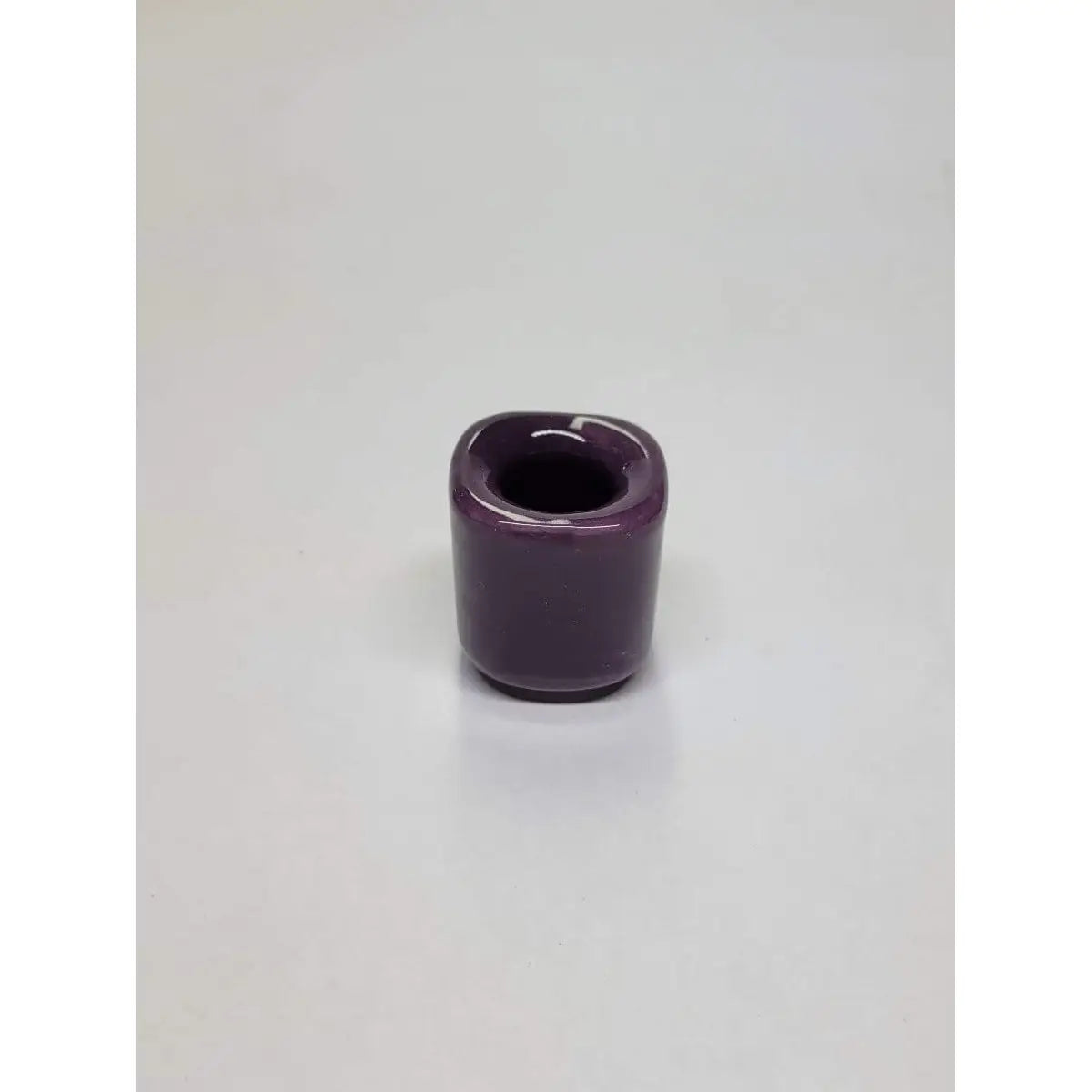 Purple Candle Holder Ceramic Chime Candle Holder Handmade