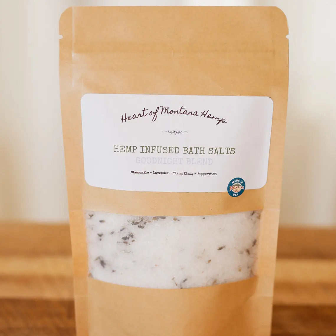 Goodnight Blend - Hemp Infused Bath Salts