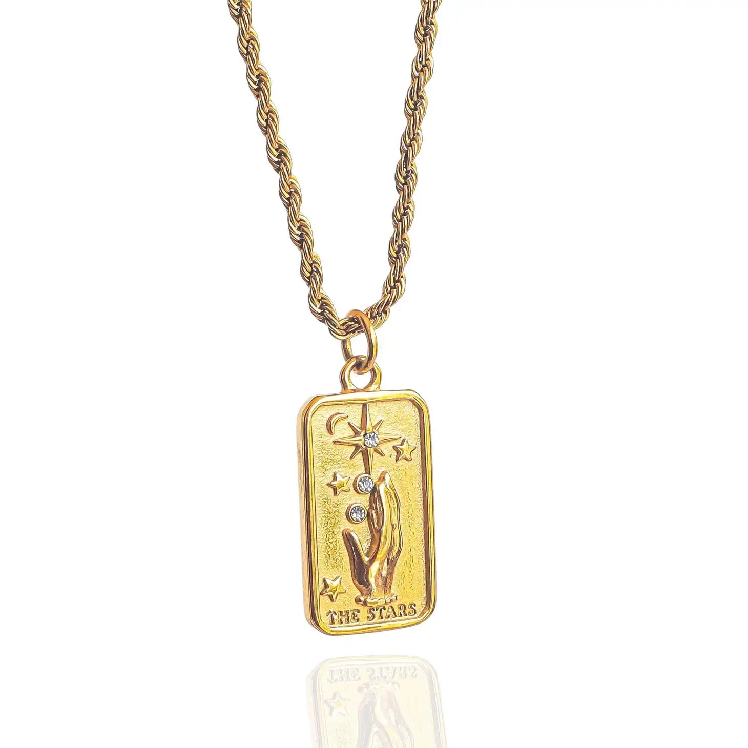 The Stars' Tarot Card Necklace